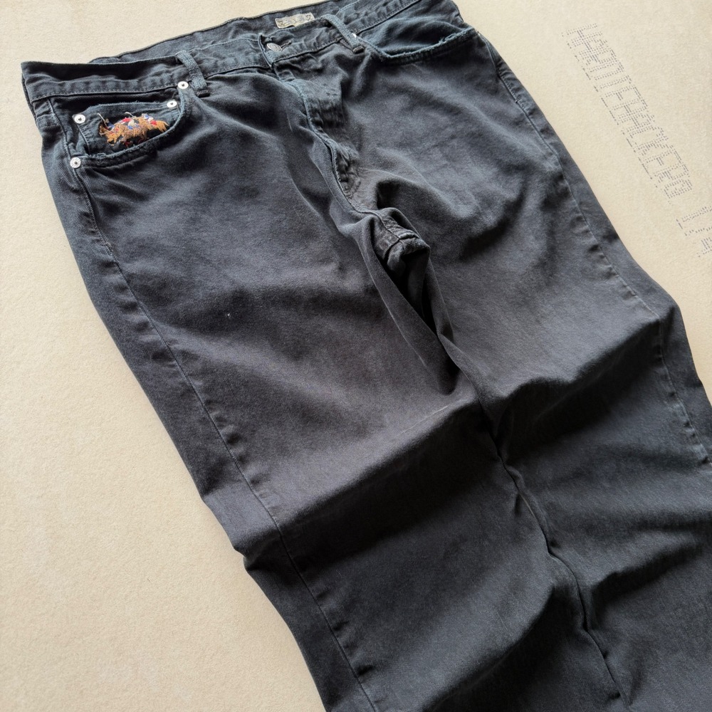Y2K Polo Ralph Lauren Baggy Embroidered Pony Jeans